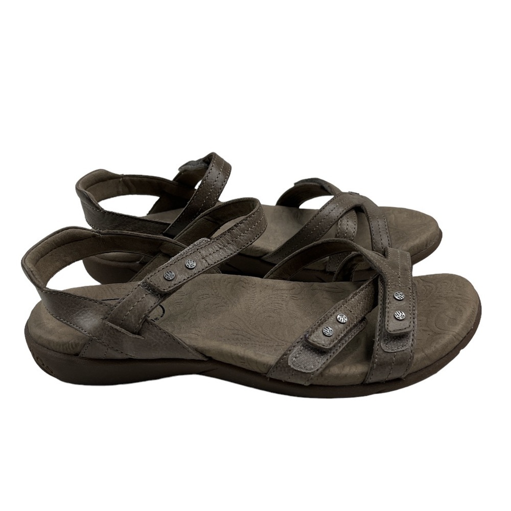 TAOS Women's Happy Sandal GRAY Size 6 - Picture 6 of 8
